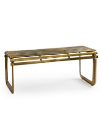 Aluminium Antique Gold Bench