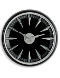 Black & Silver California Wall Clock