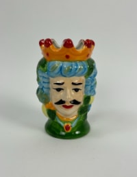 Sicilian King Moor Head Ceramic Storage Pot (to be bought in qtys of 4)