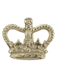 Brass Royal Crown Door Knocker