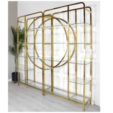 Sloane Gold Circle Bookcase