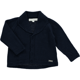 Navy Cotton Cardigan