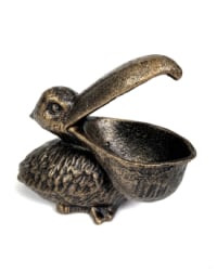 Cast Iron Pelican Trinket / Coin Bowl