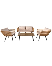 Outdoor Bamboo Bohemian Furniture Set 