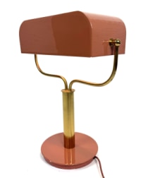 Terracotta & Gold Desk Lamp