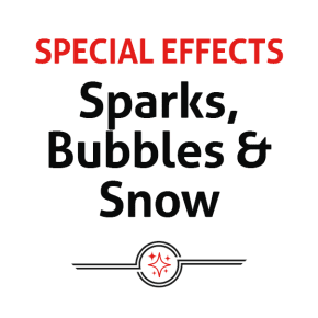 Sparks, Bubbles and Snow Effects