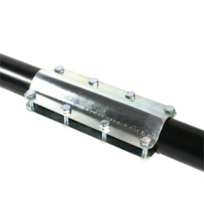 Doughty T30100 Pipe Joiner 48mm - 2 x External Steel Plates + 8 B