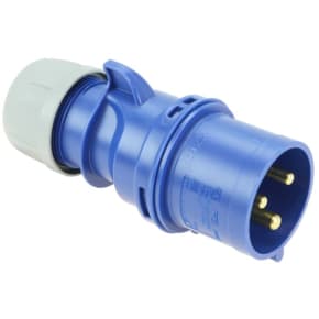 PCE 023-6TT 32A 230V 3 Pin Cable Plug IP44 - Blue TurboTwist