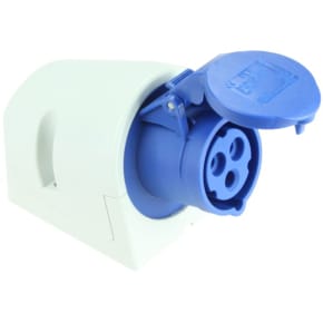 PCE 113-6 16A 230V 3 Pin Surface Socket IP44 - Blue
