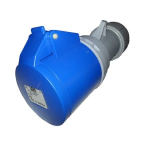 PCE 223-6TT 32A 230V 3 Pin Cable Socket IP44 - Blue TurboTwist