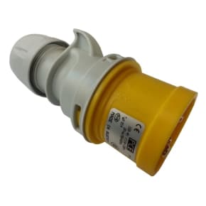 PCE 014-4 16A 110V 4 Pin Motor Cable Plug IP44 - Yellow