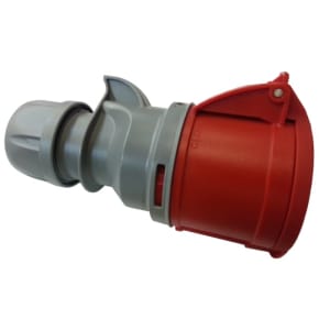 PCE 225-6TT 32A 400V 5 Pin Cable Socket IP44 - Red TurboTwist