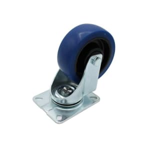 Penn W9006 Castor with Swivel Blue Rubber Wheel - 100mm (150kg)
