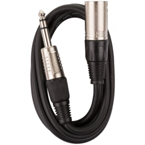 JB Systems B01219 SJXM-1M5 6.3mm Stereo Jack to 3 Pin XLR Male - 1.5m