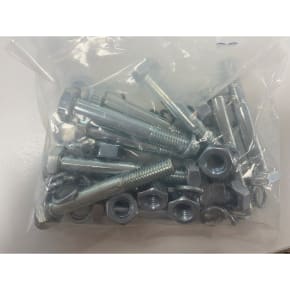 StageFastners SEBAG11 M10 Staging Bolt Set 10-Way Kit (10 x 70mm Bolts, 10x Hex Nuts, 20x S/Washers)