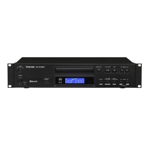 Tascam CD-200BT CD Player with MP3/WAV and Bluetooth Receiver 2U