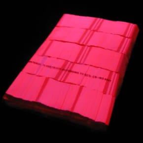 MagicFX CON09OR 1kg Bag Slowfall UV Confetti 55 x 17mm - Fluo Orange