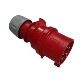 PCE 025-6 32A 400V 5 Pin Cable Plug IP44 - Red