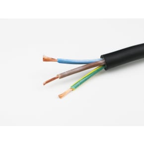 StageFlex  Metre x BS6500 H07RN-F Rubber Cable - 3core 1.5mm Black