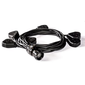 StageCable  19pin Plug to 6 x 15A Sockets - Staggered Length