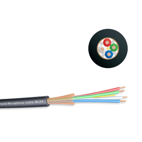 EventSeries MLX4-01 Metre x Starquad 4core Microphone Cable - Black