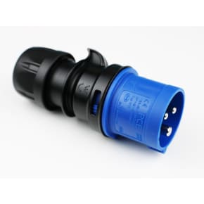 PCE 013-6SV 16A 230V 3 Pin Cable Plug IP44 - Blue/Black