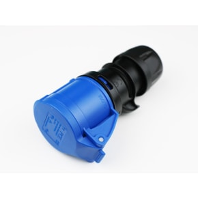 PCE 213-6SV 16A 230V 3 Pin Cable Socket IP44 - Blue/Black