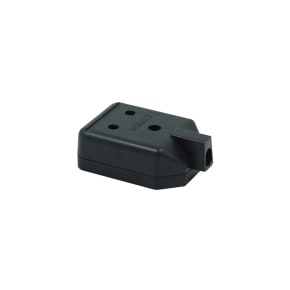 Permaplug ELS15B 15A Plastic Cable Socket - Black