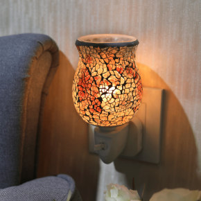 Autumn Crackle Tulip Mosaic Warmer