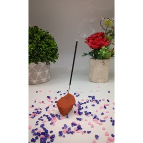 Red Jasper Stone Incense Holder