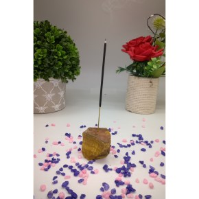 Tiger Eye Stone Incense Holder