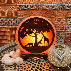 Safari Salt Lamp