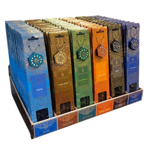 Incense Sticks wt Decorative Holder 6 Asstd Frag.