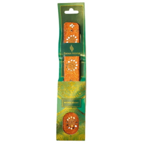 Glittered Incense Holder - Orange