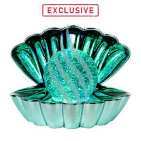 Mint.Metallic-Colour Ch'ging Clam wt Glitter Pearl