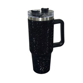Black Diamante Bottle 40oz