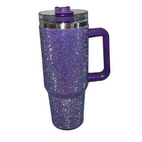 Purple Diamante Bottle 40oz
