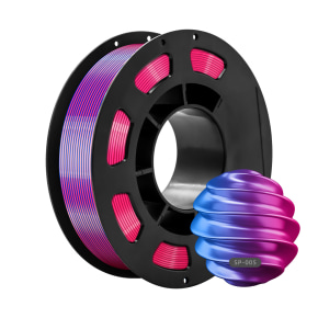 Purple Blue 3D Printed Silk Filament