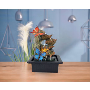 Autumn Flutters Water Fountain