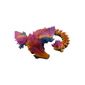 Metro 3D Printed Large Dragon with wings