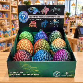 3D Printed Assorted 9pcs Mystery Egg
