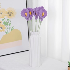 Purple Calla Lily Crochet Flower