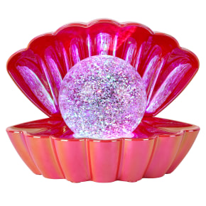 Red Gold Metallic - Colour LED Clam wt Glitter Pea