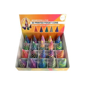 3D Printed Assorted 20pcs Fidget Cone