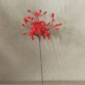 Red Lycoris Radiata Pipe Cleaner Flower