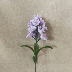 Lilac Hyacinth Pipe Cleaner Flower