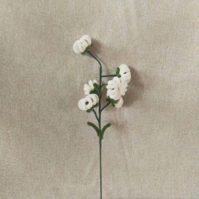 Flesh Persimmon Pipe Cleaner Flower