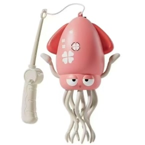 Pink Dancing Squid 
