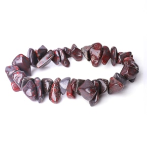 Bracelet Chunky - Blood Stone