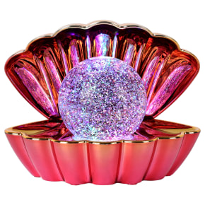 Volcanic Metallic - Colour LED Clam wt Glitter Pea